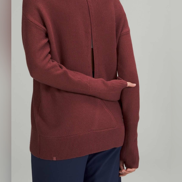 Lululemon Sweater Smoky Red - Picture 3 of 8